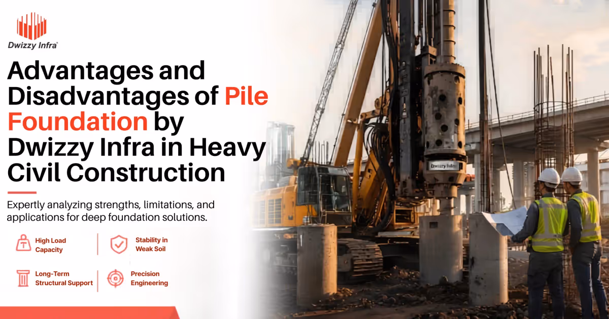 Advantages and Disadvantages of Pile Foundation in Heavy Civil Construction